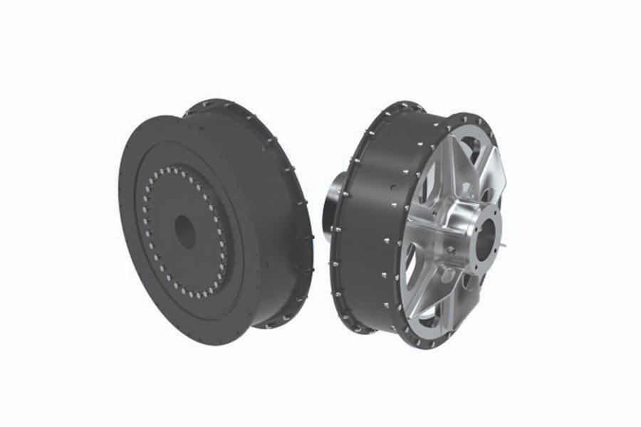 Airflex torque limiter coupling on a grinding mill drive