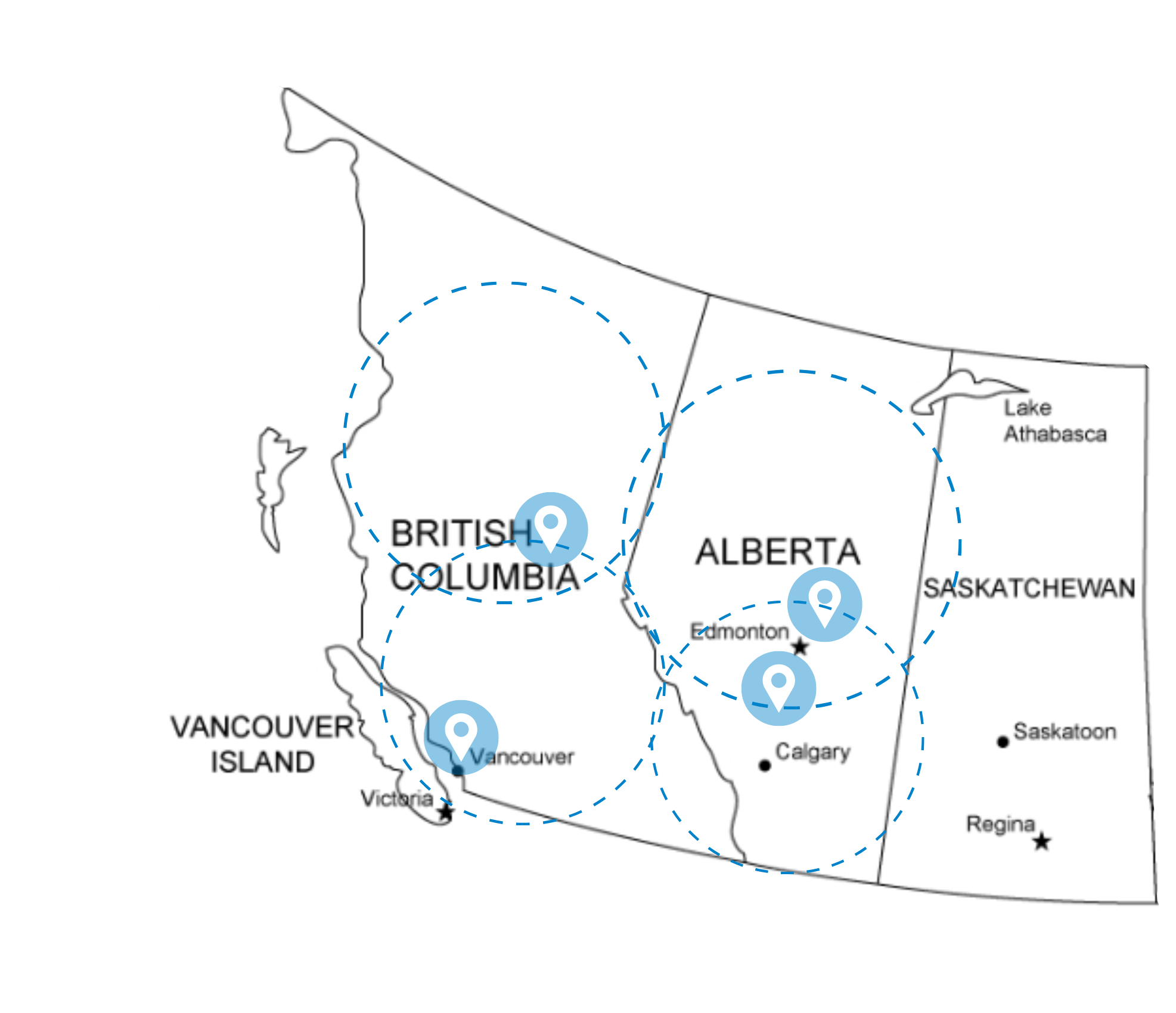 GRL Service Area