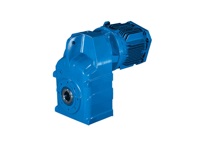 Radicon Series F shaft-mounted helical geared motor
